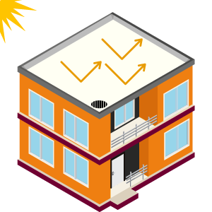 Using Foam Concrete, EPS Sheets & Heat Reflective Coating