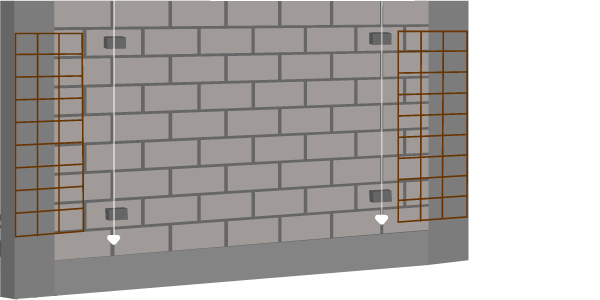 Concrete voids repair illustration