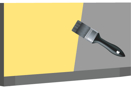 Concrete voids repair illustration