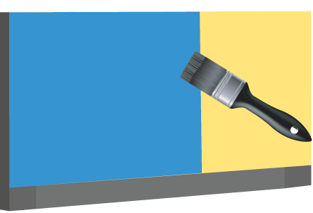 Concrete voids repair illustration