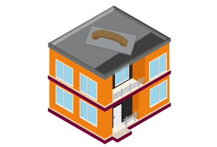 Concrete voids repair illustration