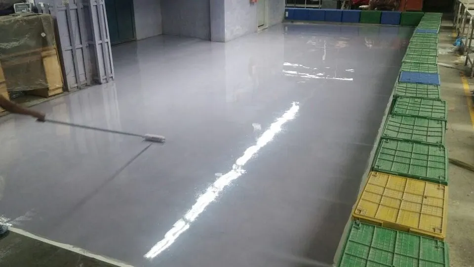Epoxy Flooring Textile Factory