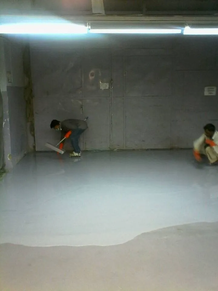 Epoxy Flooring Textile Factory