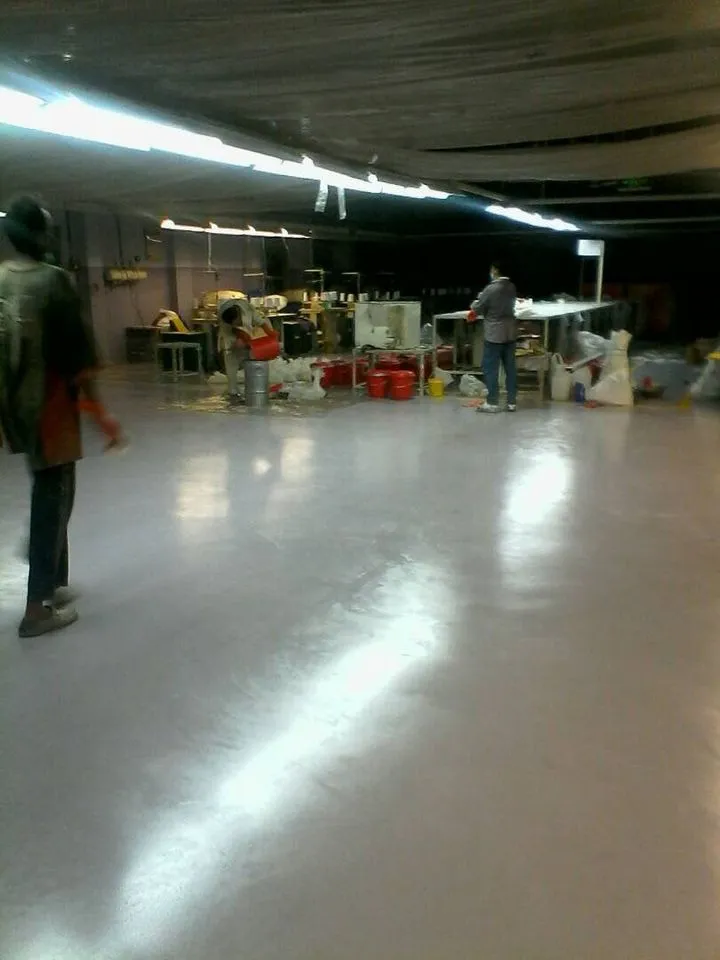 Epoxy Flooring Textile Factory
