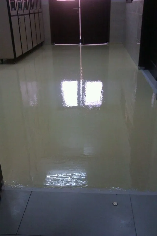 Epoxy Flooring Textile Factory
