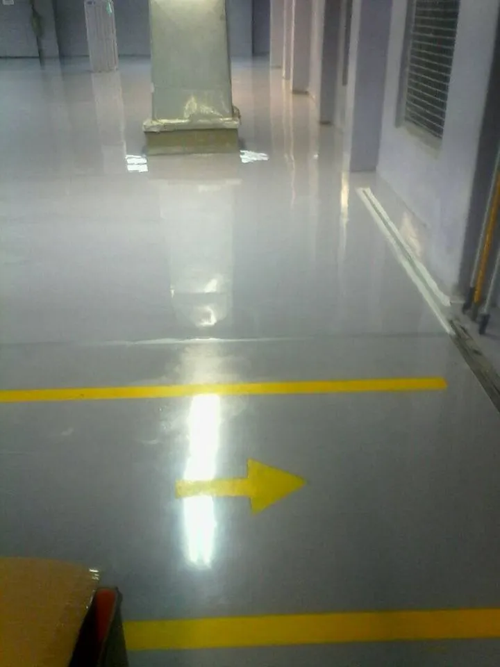 Epoxy Flooring Textile Factory