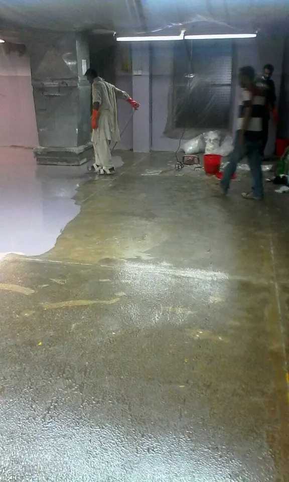 Epoxy Flooring Textile Factory