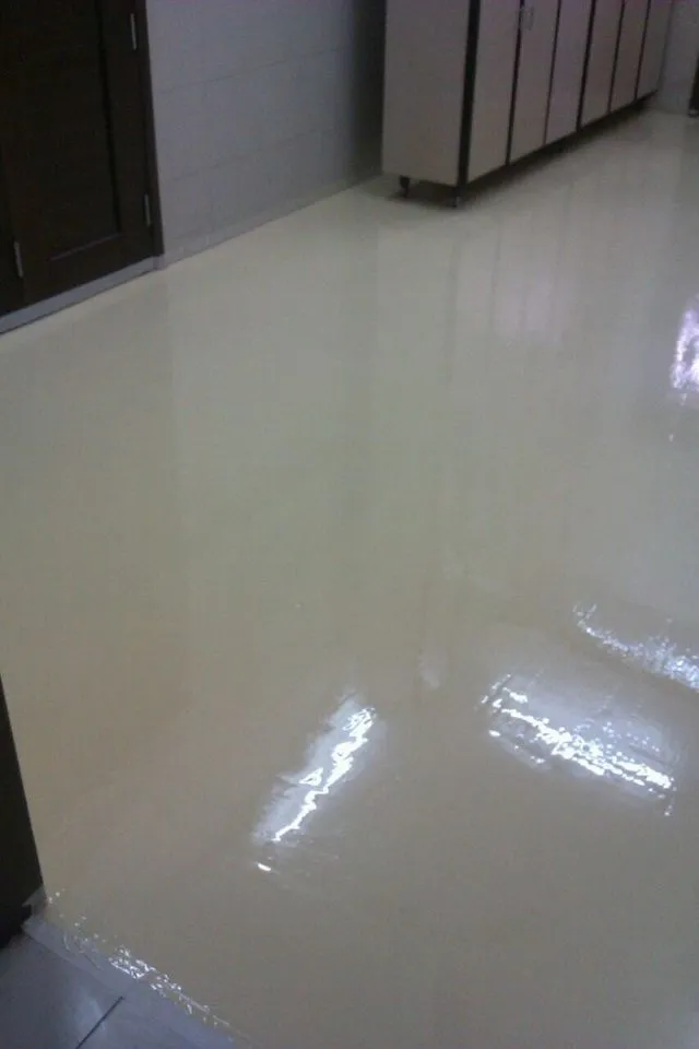 Epoxy Flooring Textile Factory