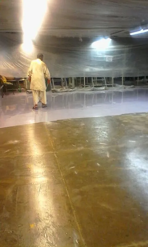 Epoxy Flooring Textile Factory
