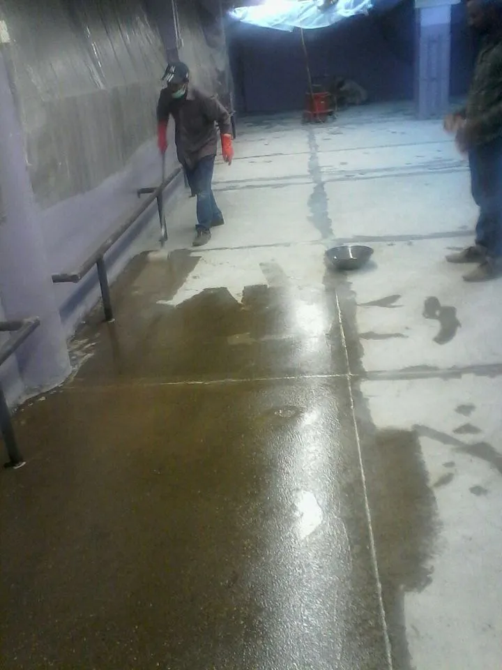 Epoxy Flooring Textile Factory