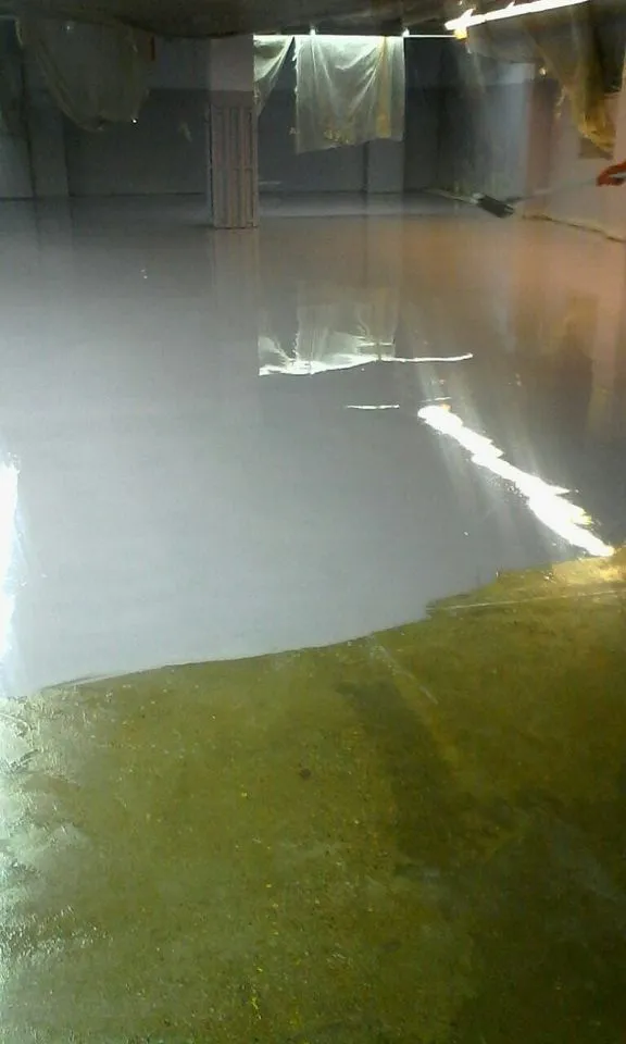 Epoxy Flooring Textile Factory