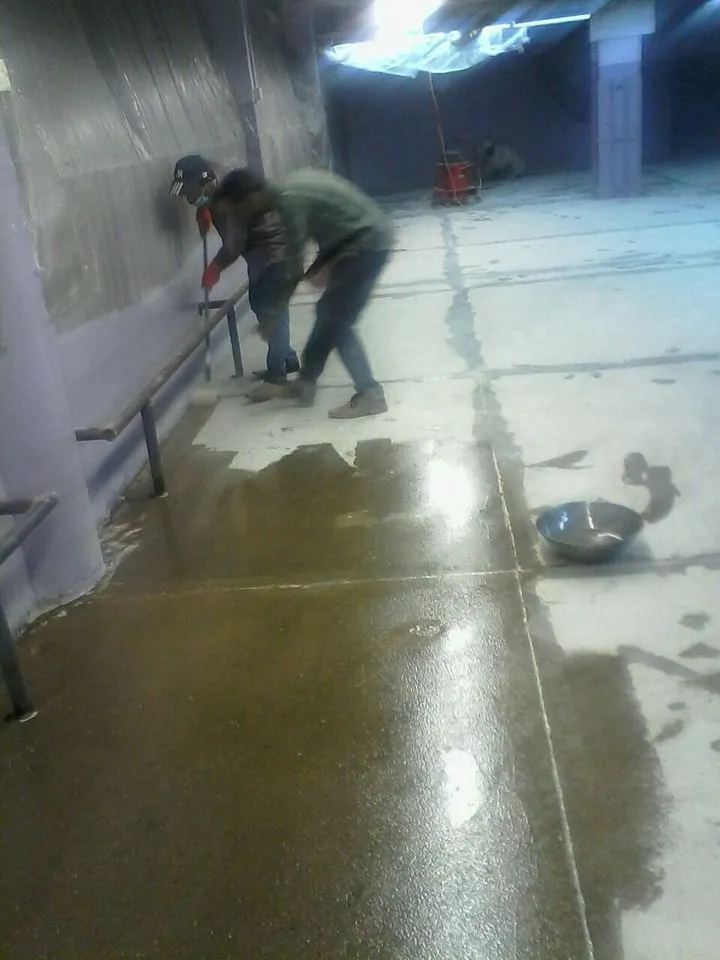 Epoxy Flooring Textile Factory