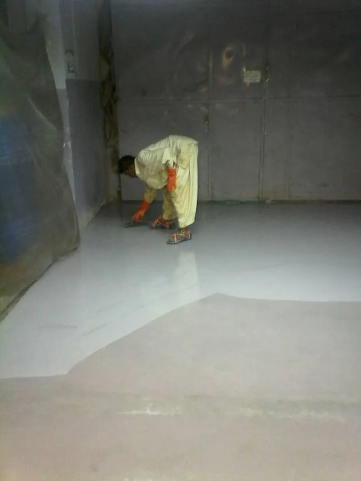Epoxy Flooring Textile Factory