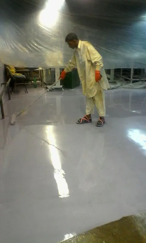 Epoxy Flooring Textile Factory