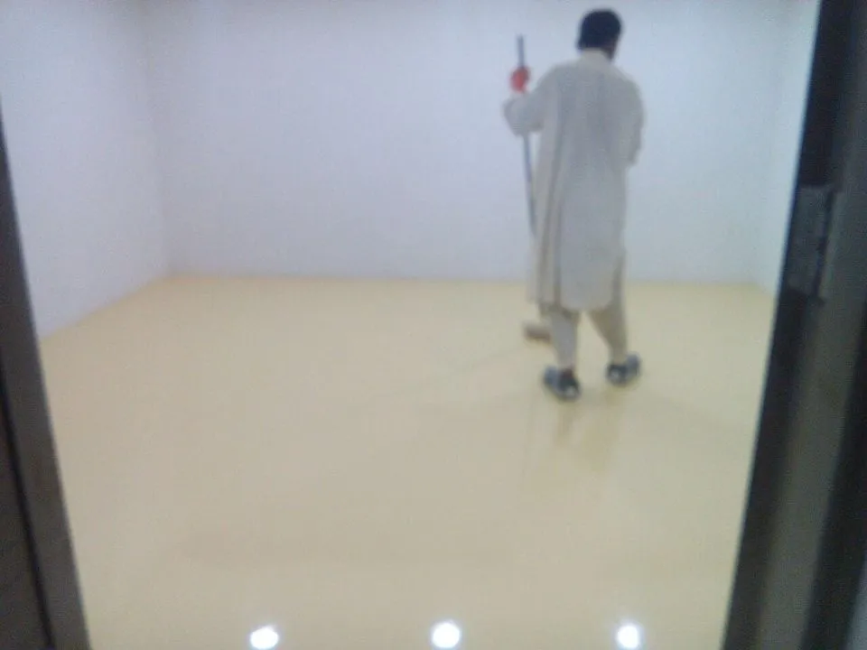 Epoxy Flooring Textile Factory